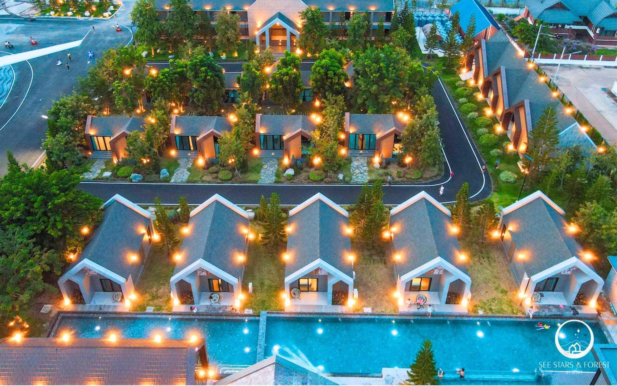 See Stars & Forest Resort Amphoe Sawang Daen Din Eksteriør bilde